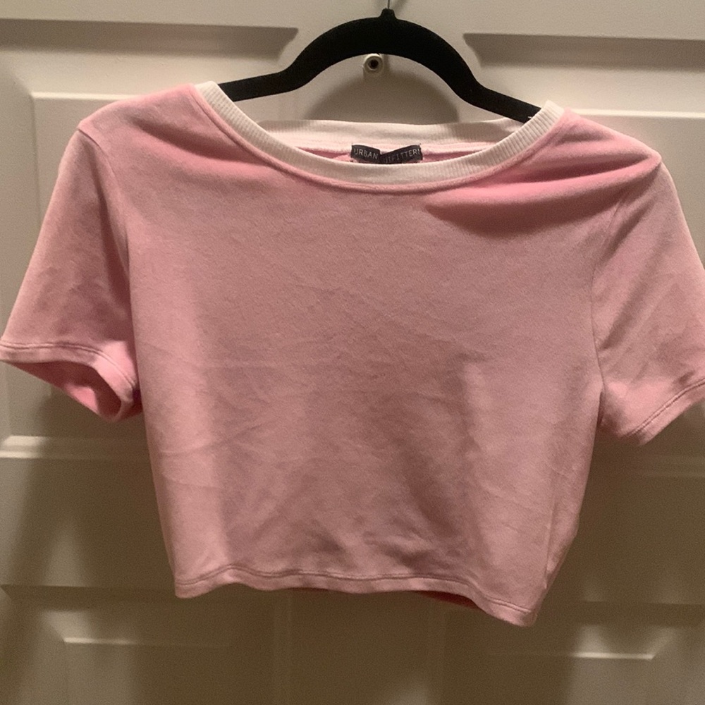 Urban Outfitter Cute Pink Crop Top